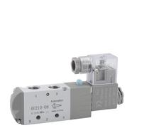 LREDONM 4V210-08 Pneumatico Solenoide Valvola di Controllo 'Aria Compressa Interruttore Strumento Strumenti 2 Vie Posizione 5 Porte G1/4 4V21008 DC24V 24V AC220V(220V AC)