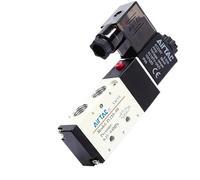 LREDONM Accessori for compressori Raccordo elettrovalvola pneumatica a Bobina Singola a 2 Posizioni a 5 Vie 4v210-08 12V 24V 110V 220V(DC12)