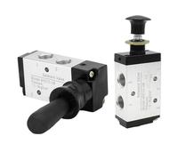 LREDONM Elettrovalvola 4H210-08 4R210-08 4H310-10 Valvola pneumatica Interruttore Chiave Manuale Valvola Meccanica(4R210-08)