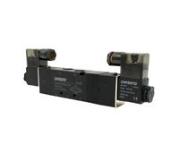LREDONM Elettrovalvola 4V330C-10 5/3 Vie AC220V AC110V DC24V DC12V Elettrovalvola pneumatica(DC12V)