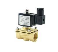 LREDONM Elettrovalvola a solenoide in Ottone normalmente Chiusa da 1/2 "DN15 DN20 DN25 con Bobina e Guarnizione Impermeabili DC24V DC12V AC220 for Gas Acqua Aria(DN20,DC24V)