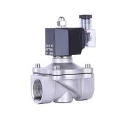 LREDONM Elettrovalvola ad Azione Diretta da 1 Pollice Bobina DIN Impermeabile in Ottone da 12 V(NPT_380VAC)