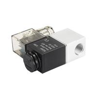 LREDONM Elettrovalvola compressore d'Aria normalmente Chiusa 1/4 Filettatura for elettrovalvole pneumatiche Aria Acqua Olio 12V 24V 110V 220V Tensione(220V AC)