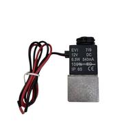 LREDONM Elettrovalvola DC 12V 24V AC 110V 220V normalmente Aperta Valvole pneumatiche ad Azione Diretta a 2 Vie da 1/8 "per Acqua Aria Gas(DC12V)