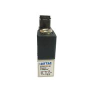 LREDONM Elettrovalvola di Controllo 'Aria elettromagnetica elettrica a 2/3 Vie a 3 Porte da 1/8 Pollici 1/8 "3V1-06 12v 24v CC AC 110v 220v(DC12V)