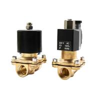 LREDONM Elettrovalvola elettrica 1/4 "3/8" 1/2 "3/4" 1 "DN15/20/25/50 Pneumatica normalmente Chiusa for Acqua Olio Aria 12V 24V 220V 110V(DN25,110V_Normally Closed)