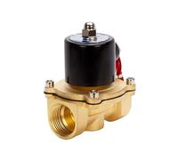 LREDONM Elettrovalvola elettrica 1/4" 3/8" 1/2" 3/4" 1" DN8/10/15/20/25/50 Pneumatica normalmente Chiusa for Acqua Olio Aria 12V 24V 220V 110V(DN35,DC12V)