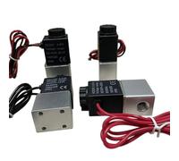 LREDONM Elettrovalvola in Alluminio normalmente Aperta Valvole pneumatiche a 2 Vie da 1/8 "DC 12V 24V AC 110V 220V Connettore Pagoda in Ottone 4/6/8/10/12mm(Normally Open AC110V,10mm)