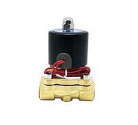 LREDONM Elettrovalvola in Ottone 2W160-15 Valvola pneumatica a 2/2 Vie con Filettatura normalmente Chiusa da 1/2"(DC24V)