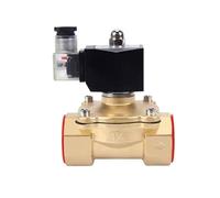 LREDONM Elettrovalvola in Ottone normalmente Chiusa Valvola 'Acqua Impermeabile, Bobina Chiusa IP65, G1/8" G3/8" AC220V DC12V DC24V(DN20,220V)