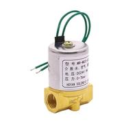LREDONM Elettrovalvola Olio combustibile G1/8 / G1/4 a 2/2 Vie con orifizio da 2,5 mm Valvola ad Alta Temperatura ad Azione Diretta NC 0-5 Bar(1/4",DC24)