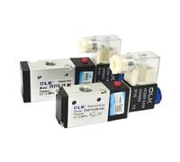 LREDONM Elettrovalvola pneumatica 24v 3V210-08 3V210-08-NO 3V310-10-NC 3V310-10-NO Valvole Aria normalmente Aperte e Chiuse a 3 Vie(3V310-10-NO,AC110V)