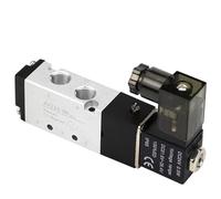 LREDONM Elettrovalvola pneumatica 4V110-06 1/8 12V 24V 110V 220V Tensione a 5 Vie Porta 2 Posizioni Valvole magnetiche elettriche pneumatiche for Gas(220V AC)