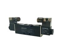 LREDONM Elettrovalvole 4V320-10 2 Posizioni 5 Porte 3/8 "valvola di Controllo pneumatica DC24V AC220V AC110V DC12V AC24V Doppio solenoide(DC12V)