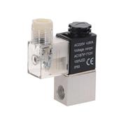 LREDONM Elettrovalvole pneumatiche Aria 2 Posizioni 2 Vie 1/4" normalmente Chiuse 12V/24V/110V/220V 2V025-08(DC24V)