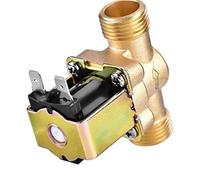 LREDONM G1/2 ''elettrovalvola elettrica in Ottone N/C 12v 24v 220v G3/4'' flussostato Ingresso Aria Acqua for valvola scaldabagno Solare(3/4",12V)