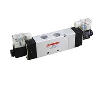 LREDONM G1/4" valvola di Regolazione pneumatica delle elettrovalvole a solenoide 'Aria di Modo di Posizione 5 4V230P-08 3, CA 24V AC110v 220v di DC12v DC24v(AC 24V)