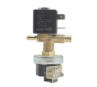 LREDONM JYZ-3 N/C 2 Vie AC 230 V G1/8 "Ottone Ferro Vapore Acqua Gas Doppio Collegamento Elettrovalvola Acqua con Pressostato Combinatio