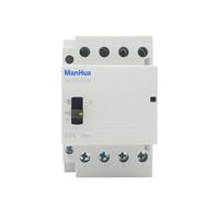 LREDONM MCH8-63M 4P 63A 220V/230V 50/60HZ Contattore modulare CA for Uso Domestico su Guida DIN con Interruttore di Controllo Manuale(2NO 2NC)