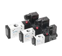 LREDONM Parti pneumatiche a 3/2 Vie Elettrovalvola a solenoide 3V110-06 3V21008NCB 3V210-08 3V310-10(3V310-08NC DC24V)