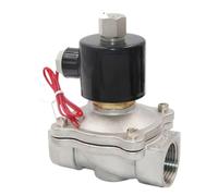 LREDONM Pneumatico normalmente Aperto for Acqua Olio Aria Gas 12 V/24 V/220 V/110 V elettrovalvola elettrica in Acciaio Inossidabile 1/4" 3/8" 1/2" 3/4" 1"(DN25,DC12V)