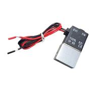 LREDONM Tensione di Alluminio pneumatica del compressore 'elettrovalvola normalmente Chiusa da 1/8" 12v 24v 110v 220v(AC 110V)