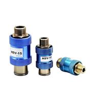 LREDONM Valvola a cassetto Manuale pneumatica Controllo del Flusso Interruttore Manuale Filettatura G1/8 1/4 3/8 1/2 HSV-06 HSV-08 HSV-10 HSV-15(HSV-10)