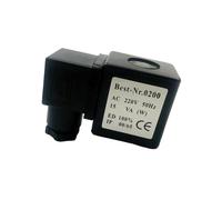 LREDONM Valvola a impulsi pneumatica Bobina elettrovalvola Best-Nr.0200 Foro Interno 13mm Altezza 41mm AC220V DC24V AC380V AC24V DC12V DIN43650A(AC220V)