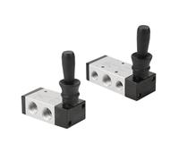 LREDONM Valvola a solenoide Interruttore Pneumatico Valvola Manuale di Controllo 3H/4H210/310/410-08/10/15 Valvola Meccanica con inversione Manuale Valvola della bombola(4H310-10)