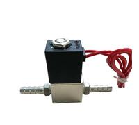 LREDONM Valvola del compressore 1/4 "Normalmente Chiusa Elettrovalvole pneumatiche in Alluminio 12V 24V 110V 220V Tensione for Aria Acqua Olio Tubo da 8mm(DC 12V Wiring)