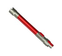 LRFDRESS Bacchetta telescopica conduttiva a sgancio rapido per aspirapolvere Dyso N V15 V11 V10 V8 V7 Stick tubo di ricambio, lunghezza regolabile da 45,7 a 71 cm, bacchetta estensibile (rosso)
