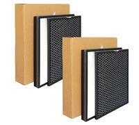 LRFDRESS FY2422 Filtro HEPA e filtro ai carboni attivi FY2420 ricambio per Philips AC2889, AC2887, AC2882, AC3829/10 filtro filtro aria (2 filtri Hepa e carbone attivo)