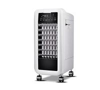 LRFVADW Aria condizionata mobile Aria condizionata Raffreddamento ventola e riscaldamento doppio uso telecomando refrigeratore d'aria domestico portatile piccolo raffreddato ad acqua (nero)