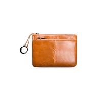 LRFVADW Borsa da Donna Mini borsellino per uomo Portafoglio Donne Genuine Pelle Cuoio Zipper Vintage Breve Lady Small Slim Women's Wallet