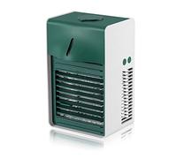 LRFVADW Condizionatore d'aria mobile mini ventilatore estivo con tre velocità, ventilatore elettrico, spray d'acqua, ventilatore portatile (verde)