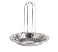 LRFVADW Griglia per barbecue, 2 pezzi, copertura per casseruola anallergica per griglia, ciotola arrosto di pollo, accessori per barbecue, strumenti