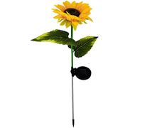 LRFVADW Luci da giardino Girasoli Solari Luci Intelligente Controllo Della Luce Prato Esterna IP65 Impermeabile Lampada Paesaggio Giardino Cortile Pathway Patio