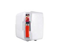 LRFVADW Mini frigorifero portatile per auto, mini frigorifero e congelatore, riscaldatore universale da 4 l, parti del veicolo (bianco)
