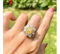 LRGKMCWTOB 2 pezzi anello cieco zircone anello apertura regalo di compleanno fidanzamento anniversario matrimonio cocktail party temperamento diamante pieno zircone anello design nicchia stile casuale