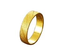 LRGKMCWTOB Anelli in oro giallo 14 carati da donna, impilabili, anelli per coppie, anelli grossi per uomo, anelli impilabili in oro, gioielli minimalisti, 1 pezzo (taglia 10)