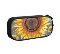 LRHCNZDCP Astuccio carino con stampa "You are My Sunshine", astuccio per matite e trucchi, per scuola, ufficio, nero, Nero , Taglia unica, Zaino per la scuola