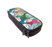 LRHCNZDCP Astuccio in pelle con stampa di pecore colorate e carino, per scuola, ufficio, università, per adulti, ragazzi e ragazze