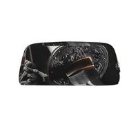 LRHCNZDCP Astuccio in pelle con stampa di spada samurai giapponese, astuccio per penne, matite e trucchi con cerniera dorata, per adolescenti, ragazze, ragazzi, uomini e donne, Oro, One Size, Zaino