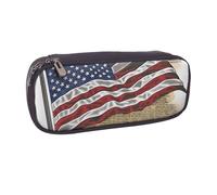 LRHCNZDCP Bellissimo astuccio con stampa a farfalla, grande capacità, in pelle, per scuola, ufficio, università, adulti, ragazzi e ragazze, Bandiera piccione e noi, Taglia unica, Zaino per la scuola