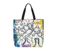 LRHCNZDCP Borsa a tracolla da donna con stampa di gattini e farfalle, riutilizzabile, impermeabile, leggera, per shopping, viaggi e uso quotidiano, Stampa chimica, Taglia unica