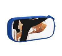LRHCNZDCP Grazioso astuccio per matite, astuccio con stampa di Karate-highkick-icone, astuccio per matite e trucchi, per scuola e ufficio, nero, Blu, Taglia unica, Zaino per la scuola