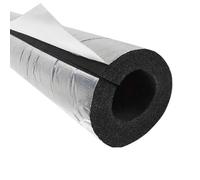 LRHELPBNR Schiuma Tubi, Gomma Isolamento Tubo Coperture, Isolante per Tubi in Foglio di Alluminio Autosigillante, per Esterni, Isolante(22mmx50mmx1m)