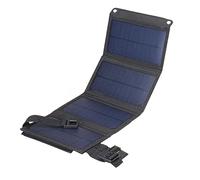Lrioehny Caricatore Solare Portatile, Pannello Solare da 10W, Caricabatterie da Pannello Solare Pieghevole, Caricabatterie Solare con Porte USB per attività All'Aperto