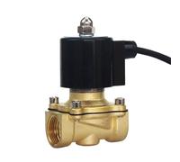 LRPLLWNT Elettrovalvola Subacquea Impermeabile in Ottone 3/8 1/2 3/4 Pollici Normalmente Chiusa 2W160-15/10 2W200-20 2 Vie Fontana(3/8",DC12V)