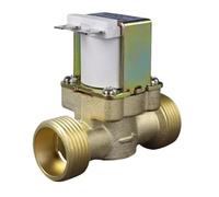 LRPLLWNT Valvola solenoide Magnetica elettrica di Ingresso del Controllo dell'Acqua pilotata DC12V 24V AC220V G3/4 Filettatura Maschio DN20(Non-Pressure Type,12V)